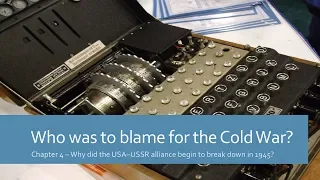 Who was to blame for the Cold War?