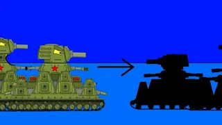 Reborn of the KV-44M and KV-44-Cartoon about tanks