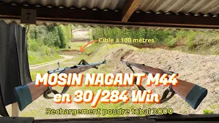 Mosin Nagant  M44 en 30/284 win et rechargement avec de la tubal 3000 🧿💥(Part1)