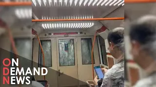 Commuters Watch in Horror as Madrid Metro Train Floods