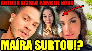 MAÍRA CARDI TEM A PIOR REAÇÃO AO DESCOBRIR QUE ARTHUR AGUIAR SERÁ PAI NOVAMENTE