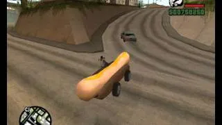 Grand Theft Auto: San Andreas [PC] Mod Coche Salchicha [LOQUENDO]