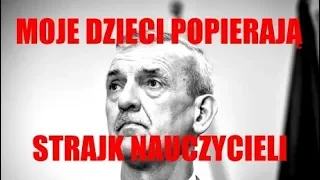 MOJE DZIECI POPIERAJĄ STRAJK NAUCZYCIELI