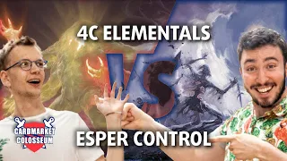 4C Elementals Vs Esper Control【 Paper Modern Gameplay 】