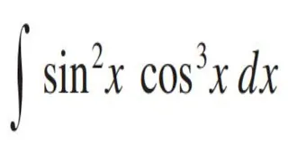 Evaluate the integral. sin^(2)x cos^(3)x dx