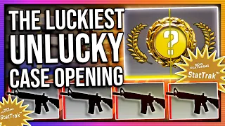 THE LUCKIEST UNLUCKY CASE OPENING EVER (INSANE CHANCE)