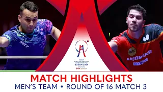 Patrick Franziska (GER) vs Amir Hossein Hodaei (IRI) | MT R16 - Match 3 | #ITTFWorlds2024