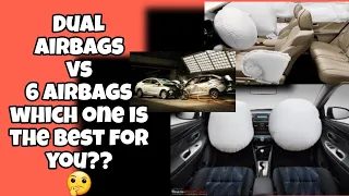 2 Airbags Vs 6 Airbags Car Which one is the Best For You??🤔