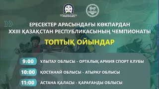 Кызылорда каласы Чемпионат 2024ж Алматы обл Мангыстау обл 1 тайм