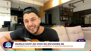 Cantor e compositor Murilo Huff ao vivo na Difusora 98