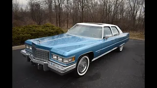 1 of 1200 Built 1976 Cadillac Fleetwood Talisman Test Drive