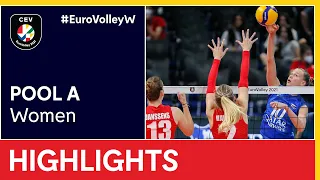 Belgium vs. Russia Highlights - #EuroVolleyW