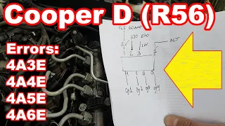 Mini Cooper D N47 hard to start when cold... Fault finding and repair.