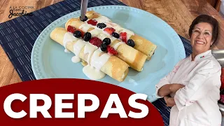 Crepas de frutos rojos | Como hacer Crepas dulces | Como hacer Crepas saladas