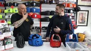Comparing headguards with Jazza | Pro-Am Boxing