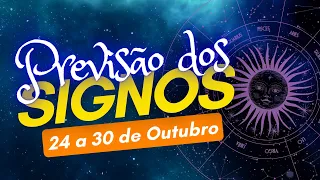 PREVISÕES DOS SIGNOS / Horóscopo de 24 a 30/10 com Tarólogo Diego