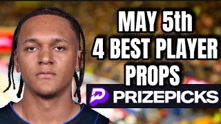 NBA PRIZEPICKS PLAYOFFS | SUNDAY | 05/05/2024 | 4 BEST PLAYER PROPS TODAY