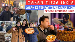 Makan Pizza India Penuh Bawang Dan Mengunjungi Tempat Terkenal Di India Bersama Keluarga India‼️