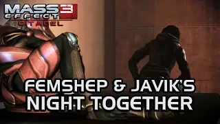 Mass Effect 3 Citadel DLC: FemShep & Javik Spend Night Together