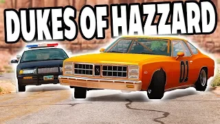 DUKES OF HAZZARD POLICE CHASES AND CRASHES! - BeamNG Drive