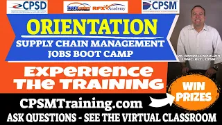 Supply Chain Management Jobs Boot Camp Training Orientation