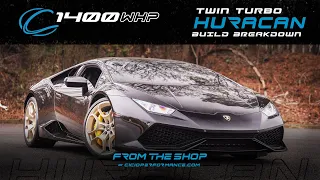 C 1400WHP Twin Turbo Huracan Build Breakdown