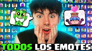 COMPRÉ TODOS LOS EMOTES DE CLASH ROYALE🤑