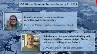 31 January 2024 - Emma ‘Mickey’ MacKie & Vigan Mensah @ the  IGS’s Global Seminar