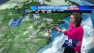 Chance for snow showers this afternoon