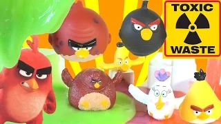 Angry Birds vs Bad piggies / Angry Birds and toxic waste attack / McDonalds Happy Meal / SanSanychTV