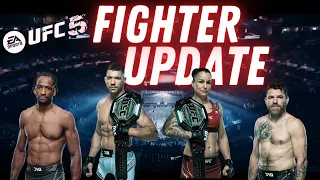 UFC 5-FIGHTER UPDATE 2-1-24(ALL CHANGES IN THE DESCRIPTION)& I FIGHT A AGGRESIVE LEON EDWARDS PLAYER