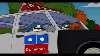 The Simpsons| Wiggum's Pizza Delivery Disguise