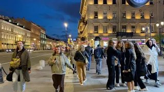 Nevsky Prospekt, St. Petersburg, Russia (June 2022) - Walking Tour