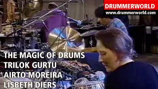 Airto Moreira - Trilok Gurtu - Lisbeth Diers: MAGIC OF DRUMS - #airto #trilokgurtu #drummerworld