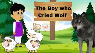 The Boy who Cried Wolf |Animal Moral Stories English|  |Forest Adventure Story| Cartoon for Kids