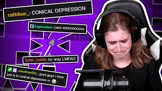 TWITCH CHAT CHOOSES WHAT DEMONS I PLAY... (Geometry Dash)