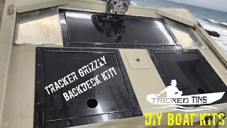 Tracker Grizzly Back Deck Build Kit! #jonboattobassboat