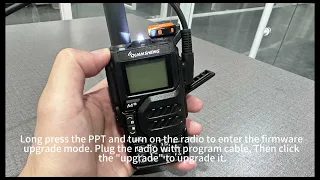 Instruções para fazer atualização do firmware do Quansheng UV-5K.