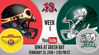 Week 1 | Iowa Barnstormers at Green Bay Blizzard