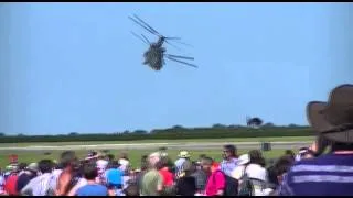 RAF Waddington Air Show July 6th 2013 Royal Air Force Chinook HC2 Taking Off