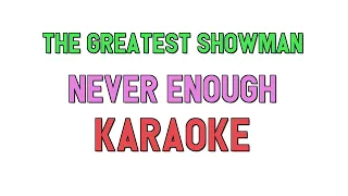 The Greatest Showman (KARAOKE) - Never Enough