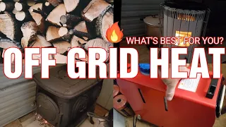 The best off grid heat source | How to heat your homestead