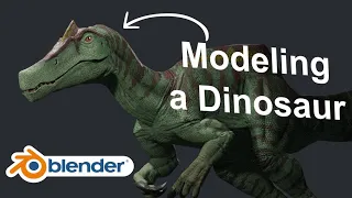 Modeling a Realistic Dinosaur - Blender 3D