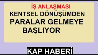 KENTSEL DÖNÜŞÜM BU FİRMAYA YARAYACAK GİBİ |  |  KAP HABERİ | #BORSA #HİSSE  edit    PARA KAZANMAK