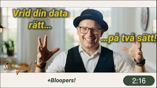 Bloopers, vrida sin data, och så lite humor - allt i Excel