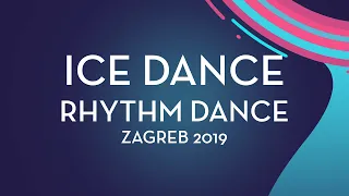Villo Marton / Danyil Semko (HUN) | Ice Dance Rhythm Dance | Zagreb 2019