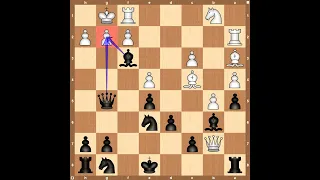 General Pratten Double Rook and Queen Sacrifice Checkmate Maczynski vs Wilfred Henry Pratten