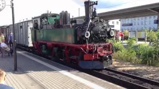 Lößnitzgrundbahn Lößnitzdackel Traditionszug Radebeul-Ost/Radeburg IV-K Nr. 132 Bahnhoffest Moritzb