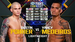 Dustin Poirier vs Yancy Medeiros UFC Fight Night FULL FIGHT Champions