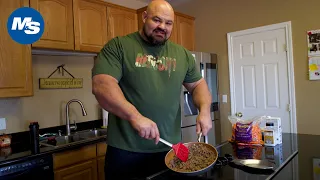 What Brian Shaw Eats for Lunch | 4x World's Strongest Man's BIG Lunch